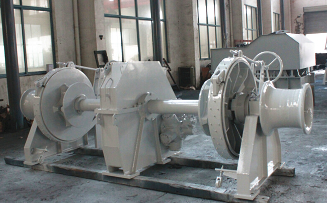 Hydraulic anchor winch