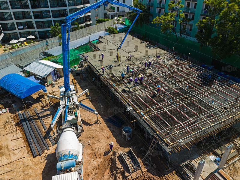 Concrete Pump for Office Building Construction