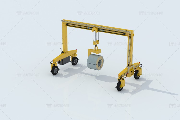 gantry crane on tyres