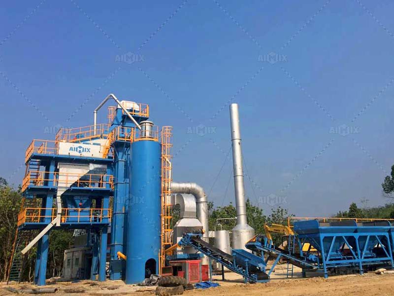 ALQ80 Batch Mix Asphalt Plant in AIMIX