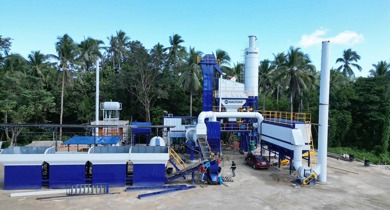 ALQ120 Stationary type asphalt plant 